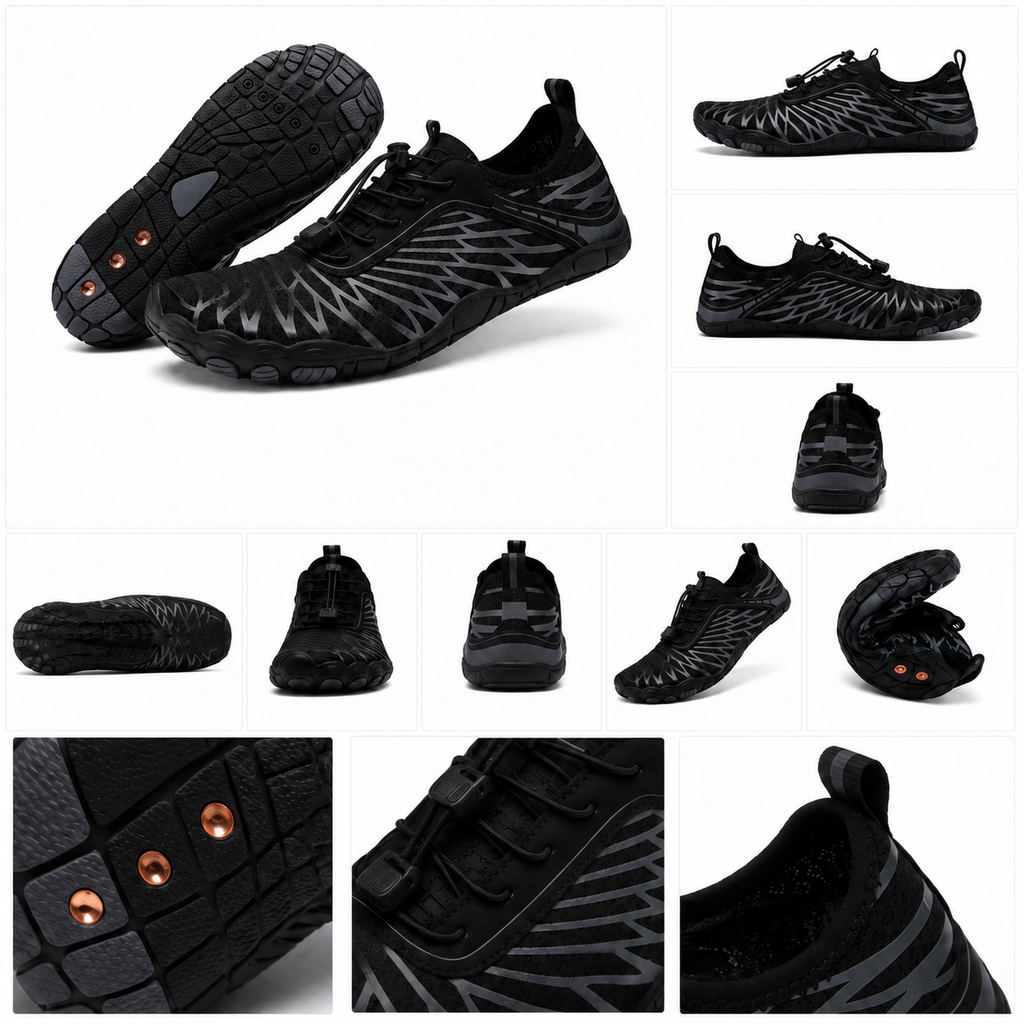 MOOL Grounding Barefoot Shoes – Black